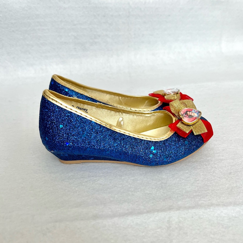 NWT Disney Snow White Sparkly Costume Shoes - Little Girls 9/10 Youth